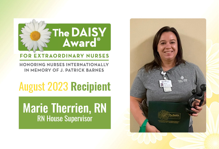 Door County Medical Center - Marie Therrien Wins Daisy Award for  Extraordinary Nurses